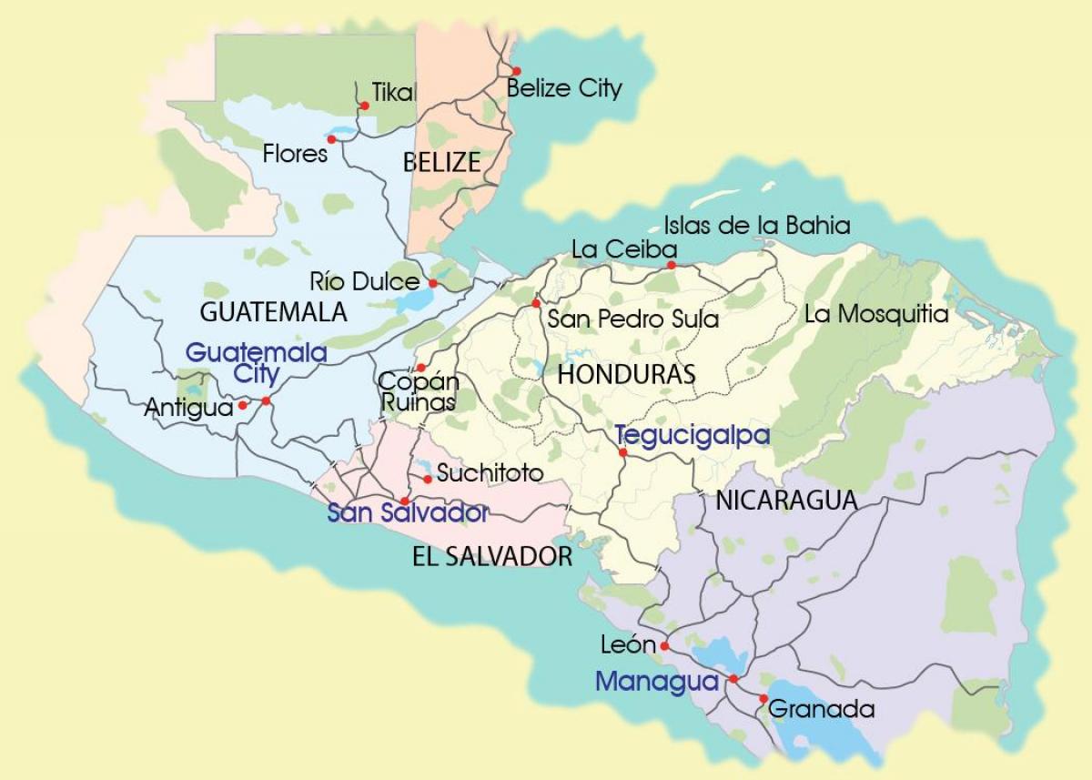ramani ya mosquitia Honduras