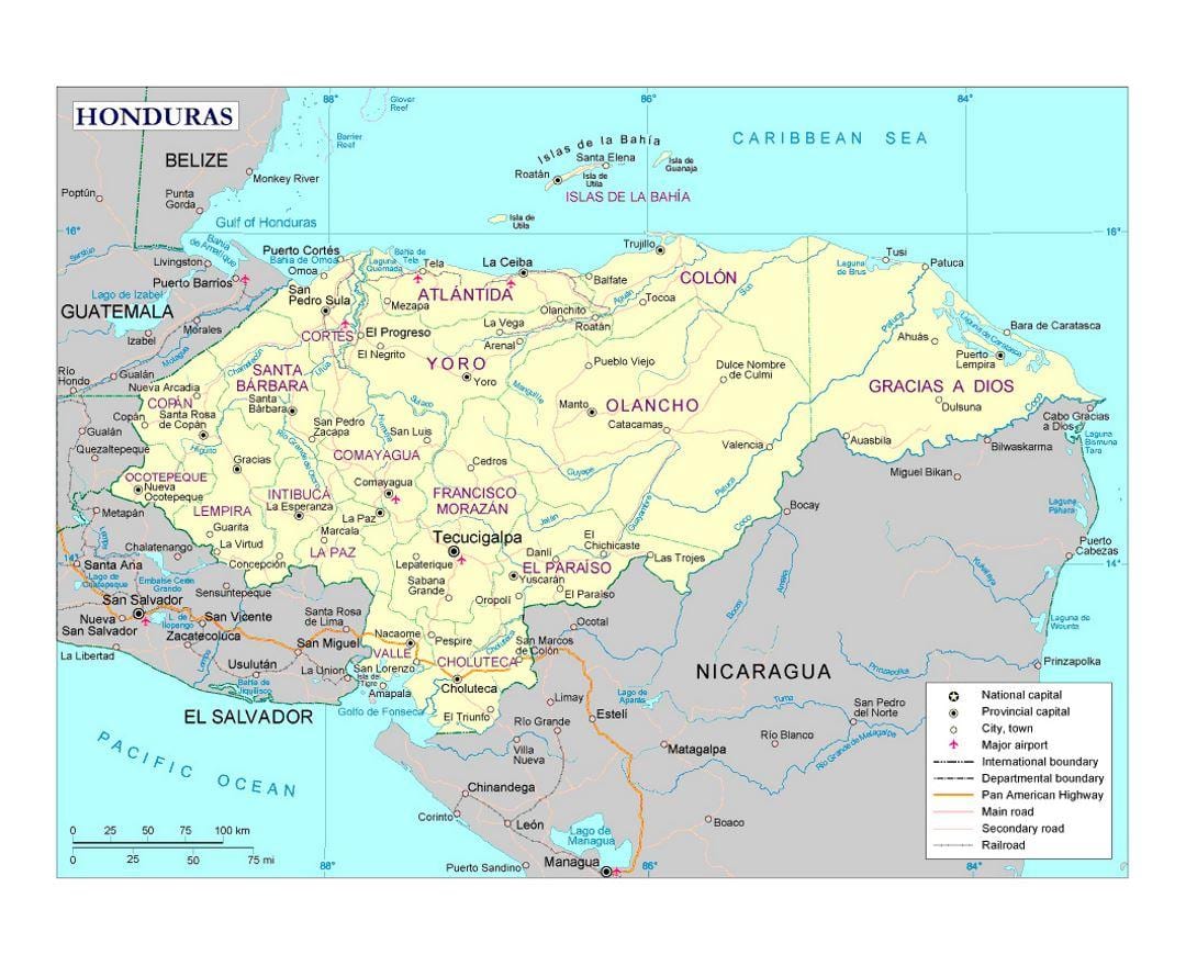 Honduras mito ramani